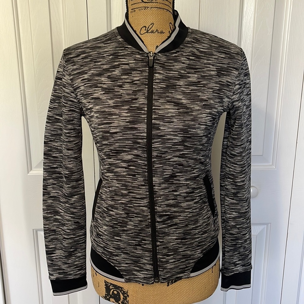 Slazenger Heather Black Zip Up Golf Jacket